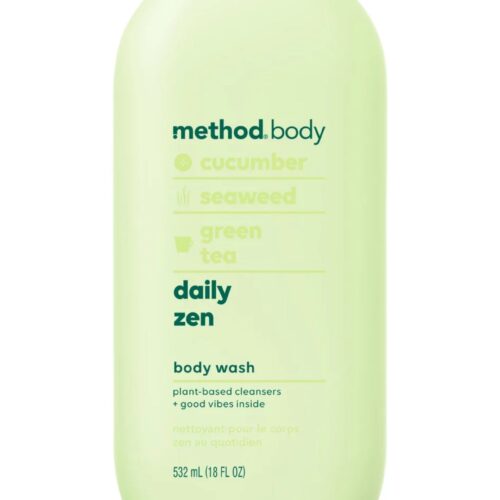 Method Daily Zen Body Wash | Cucumber, Seaweed & Green Tea | 18oz/532ml