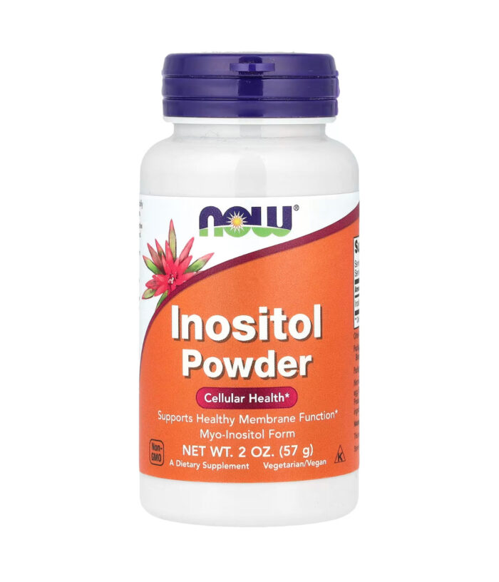 NOW Pure Inositol Powder | 730mg Myo-Inositol Per Serving | 78 Day Supply | Supports Healthy Membrane Function & Neurotransmitter Signaling | Cellular Health | 2oz/57g; Exp 08/2028