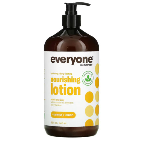 Everyone Coconut + Lemon Nourishing Lotion (Hands & Body) 32 Fl.oz/946ml