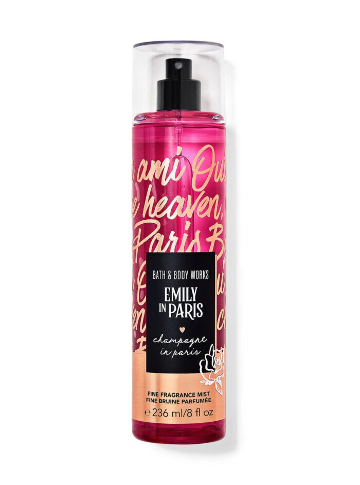 Bath & Body Works EMILY IN PARIS Champagne In Paris Fine Fragrance Mist (Body Spray) | 8 fl.oz/236 ml