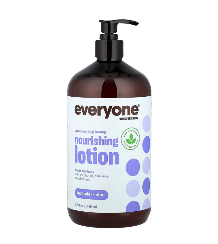 Everyone Lavender + Aloe Nourishing Lotion (Hands & Body) 32 Fl.oz/946ml