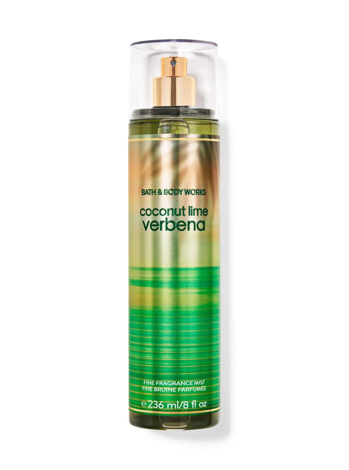 Bath & Body Works Coconut Lime Verbena Fine Fragrance Mist (Body Spray) | 8 fl.oz/236 ml