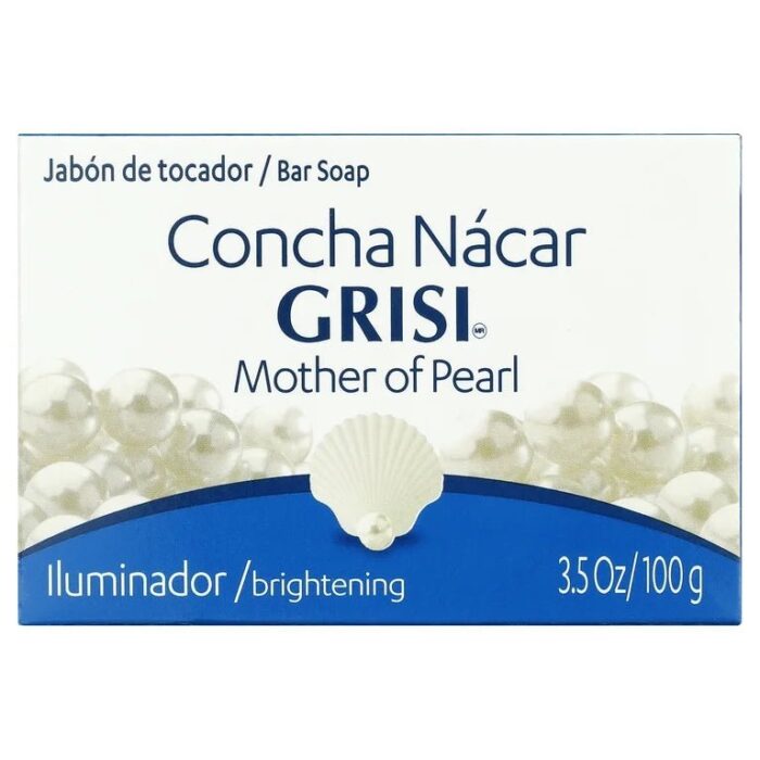 Grisi Concha Nacar Soap with Mother Pearl | Brightening | 3.5 oz-100g
