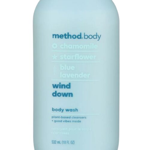 Method Wind Down Body Wash | Chamomile, Starflower & Blue Lavender | 18oz/532ml