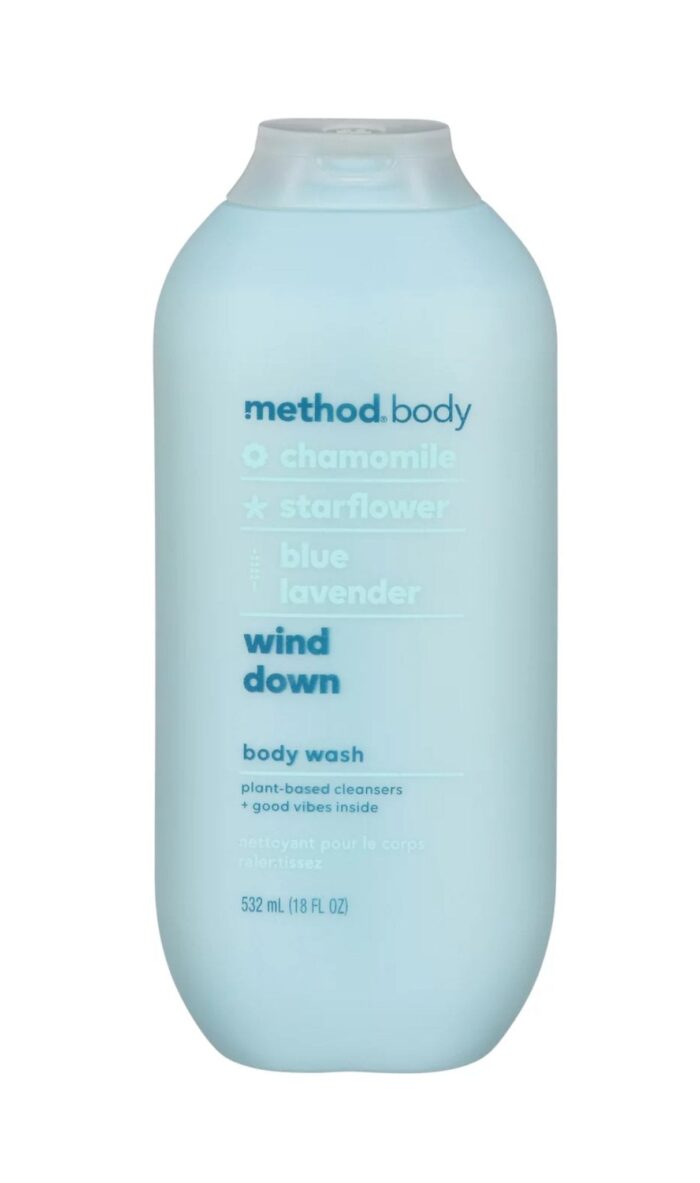 Method Wind Down Body Wash | Chamomile, Starflower & Blue Lavender | 18oz/532ml