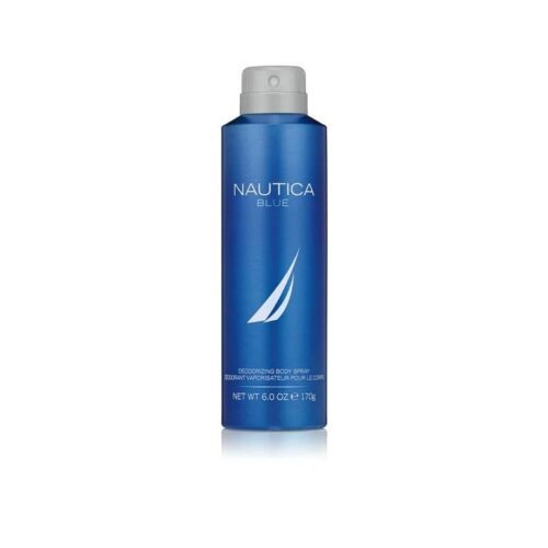 Nautica Blue Deodorizing Body Spray for Men, 6oz/170g