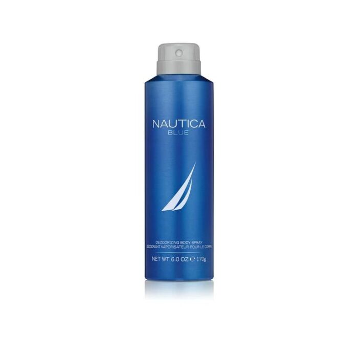 Nautica Blue Deodorizing Body Spray for Men, 6oz/170g