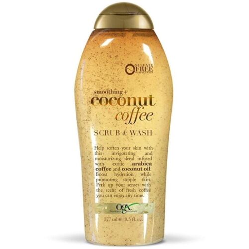 OGX Smoothing + Coconut Coffee Exfoliating Body Scrub 19.5fl.oz/577ml