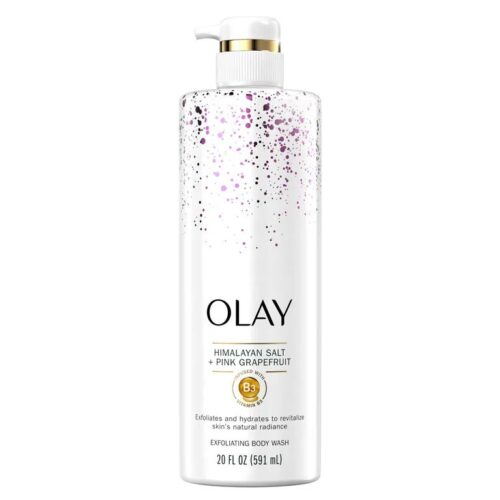 Olay Exfoliating & Revitalizing Body Wash, Himalayan Salt & Pink Grapefruit 20 fl oz