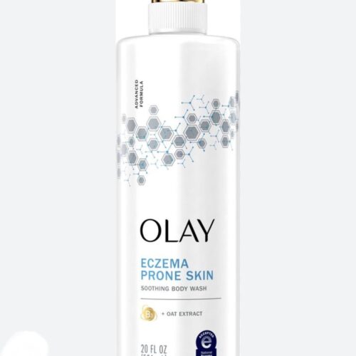 Olay Soothing Body Wash for Sensitive Skin -Eczema Prone Skin with  Oat Extract, 20 fl oz - 591 ml
