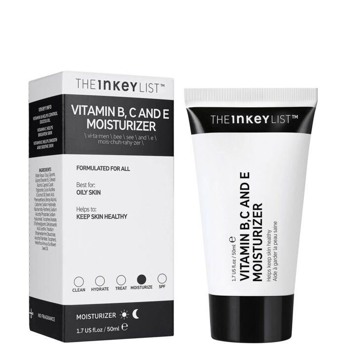 The INKEY List Vitamin B, C and E Moisturizer 50ml